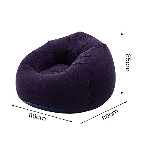 CasaVivo Divano Gonfiabile Lazy Blu