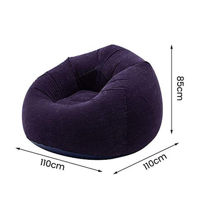 CasaVivo Divano Gonfiabile Lazy Blu